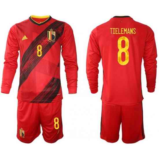 Mens Belgium Long Soccer Jerseys 010